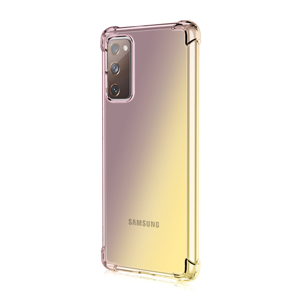 TPU Gradient Anti-Drop Phone Cover Shell for Samsung Galaxy S20 FE/S20 Fan Edition/S20 FE 5G/S20 Fan Edition 5G/S20 Lite - Black/Gold TPU Gradient Anti-Drop Phone Cover Shell for Samsung Galaxy S20 FE/S20 Fan Edition/S20 FE 5G/S20 Fan Edition 5G/S20 Lite - Black/Gold